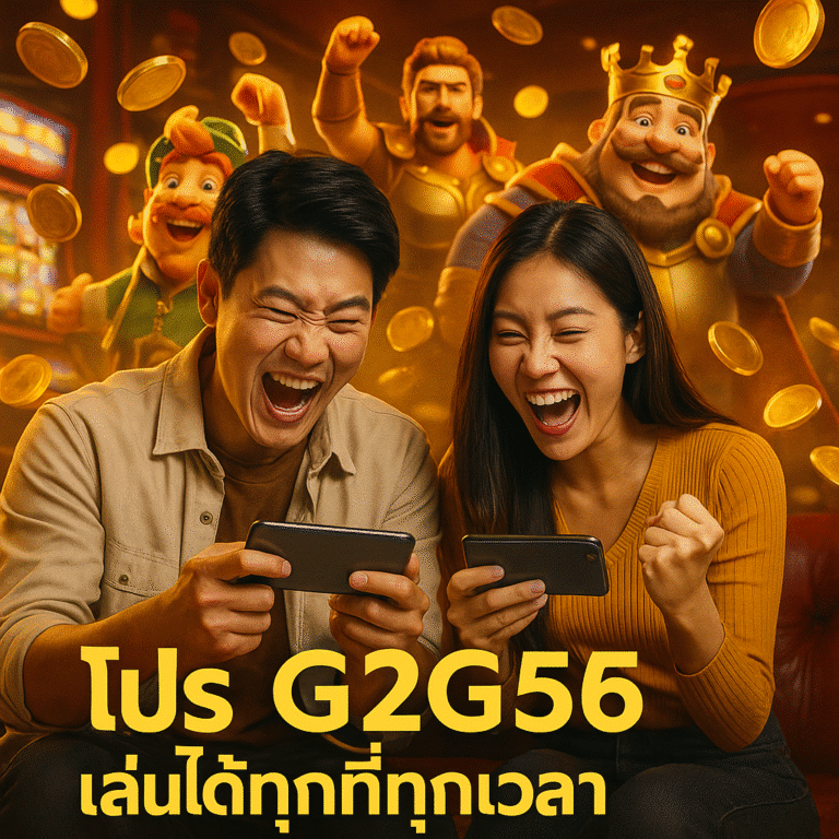โปร G2G56 เล่นได้ทุกที่ทุกเวลา มือถือก็ปัง