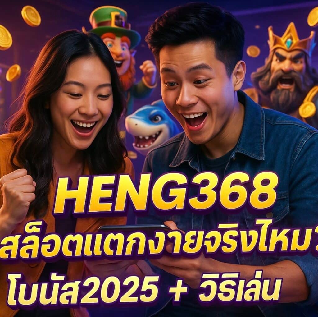 HENG368 สล็อตแตกง่ายจริงไหม โบนัส2025 + วิธีเล่น